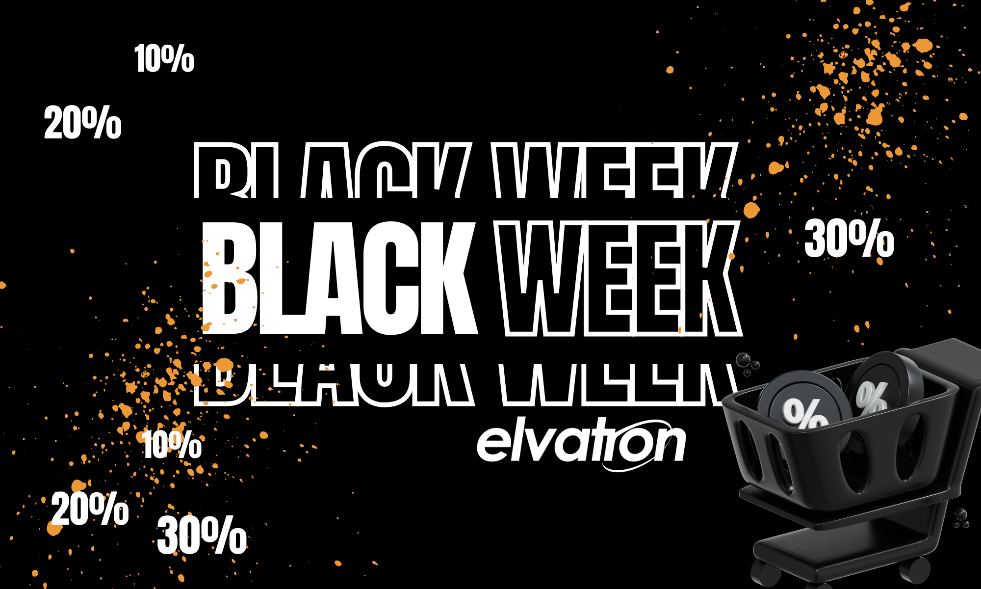 50 x 30 cm diseño black week