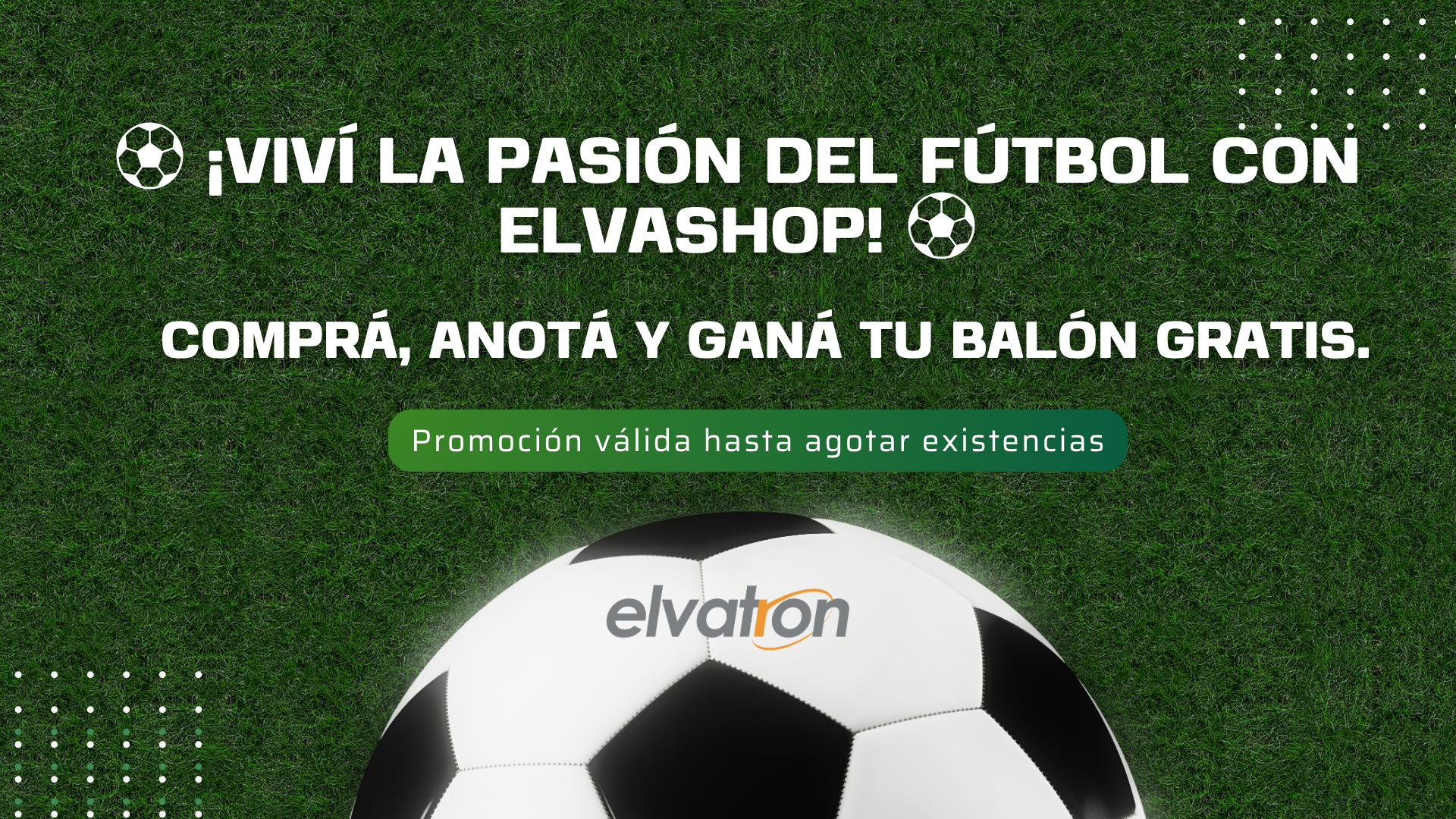 banner promoción futbol banner promoción futbol